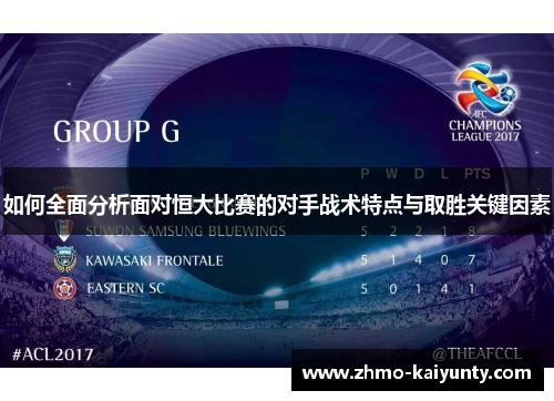 如何全面分析面对恒大比赛的对手战术特点与取胜关键因素 如何全面分析面对恒大比赛的对手战术特点与取胜关键因素